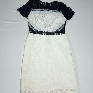 Aqua midi dress, size S.